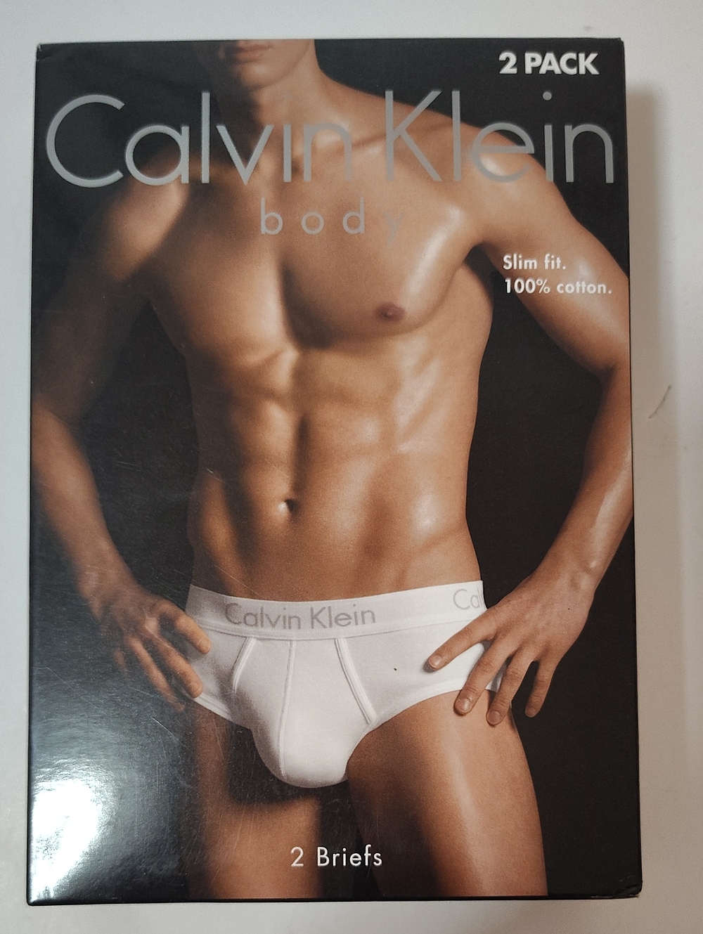 Vtg Calvin Klein Classic Men's Briefs In Gray Slim-Fit -2Pack -Size XL